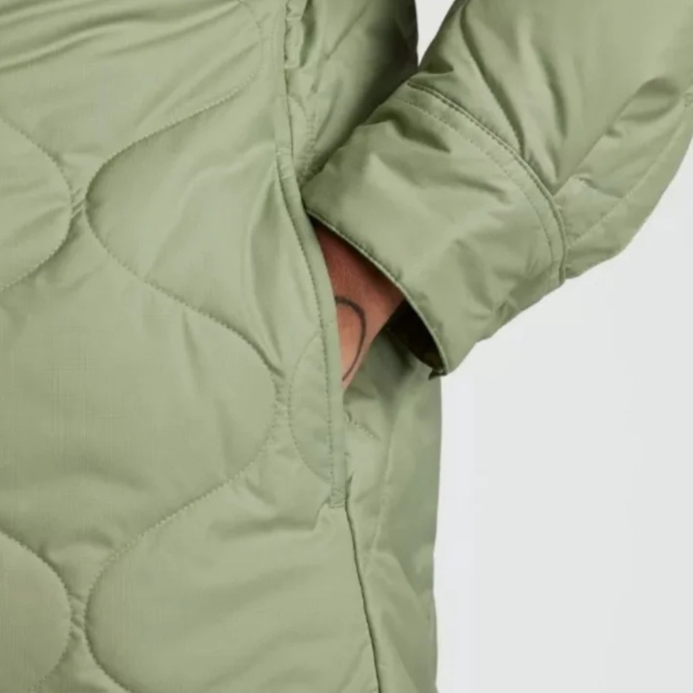 Nike Women's Sportswear Essentials Quilted Trench Coat NWT Size XS oversized - Picture 6 of 15